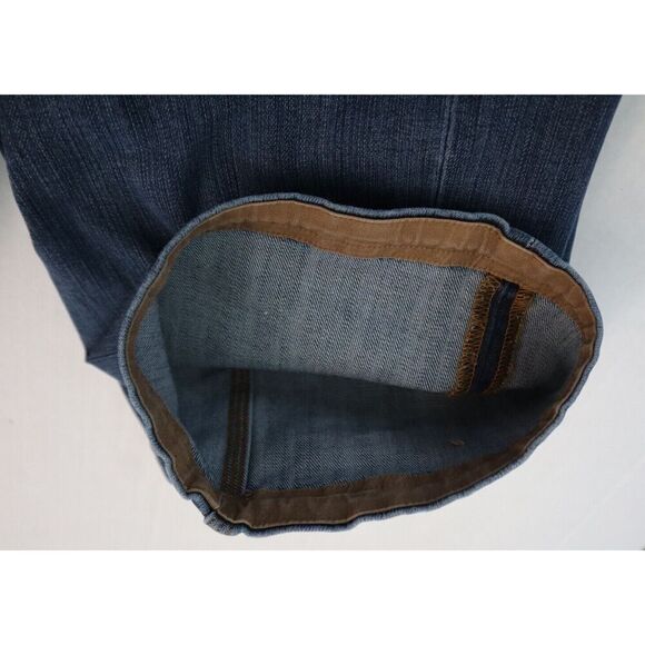 Duluth Men's Sz 35 x 32 Washed Indigo Ballroom Double Flex Relaxed Fit Jeans - Picture 7 of 9